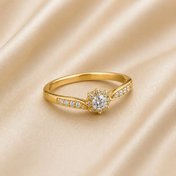Solitaire round shape Ring